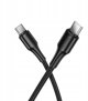 Kabel USB C do USB C Hoco 3A 60W 1 m X120 czarny