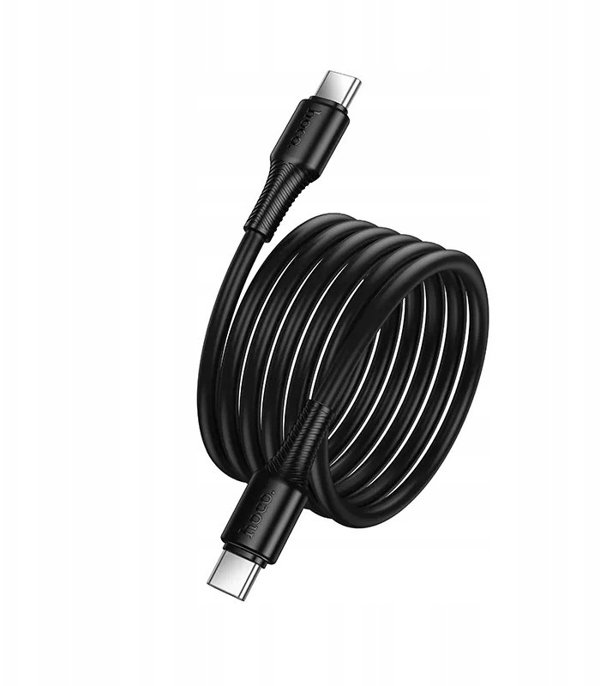 Kabel USB C do USB C Hoco 3A 60W 1 m X120 czarny