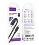 Kabel USB C do USB C Hoco 3A 60W 1 m X120 czarny