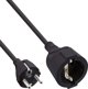 InLine Καλώδιο Επέκτασης Ρεύματος 16410F, Τύπου F, Μαύρο, 20m