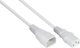 Καλώδιο τροφοδοσίας Alcasa Kabelmeister SK1430-W030 Λευκό 3 m IEC C14 IEC C13