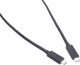PremiumCord Καλώδιο USB-C σε USB-C 0.8m, Μαύρο (ku4cx08bk)