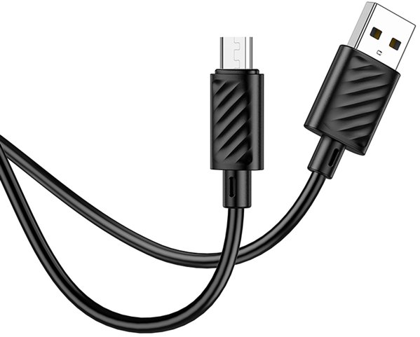 Kabel USB A do Micro USB Hoco 2,4A 2 m X88 czarny