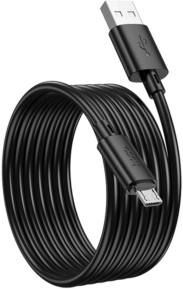 Kabel USB A do Micro USB Hoco 2,4A 2 m X88 czarny