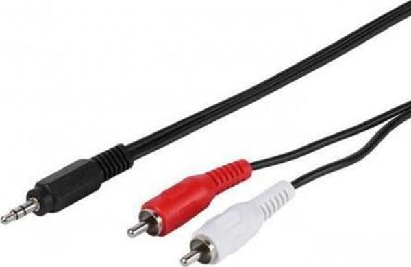 Καλώδιο Vivanco Jack 3.5mm - RCA (Cinch) x2 1.5m μαύρο