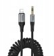 Kabel AUX Jack 3,5 mm do Lightning Hoco 1,5 m UPA33A czarny