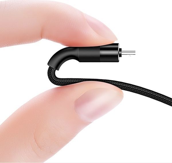 Kabel USB Usams USB-A - microUSB 1.2 m Czarny (SJ224USB01)