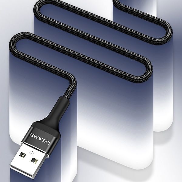 Kabel USB Usams USB-A - microUSB 1.2 m Czarny (SJ224USB01)
