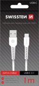 Swissten Basic καλώδιο USB Quick Charge 3.1 USB-C 1m λευκό