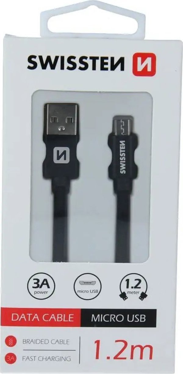 Kabel USB Swissten USB-A - micro-B 1.2 m Zloty (71522204)