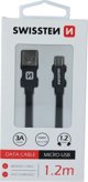 Kabel USB Swissten USB-A - micro-B 1.2 m Zloty (71522204)