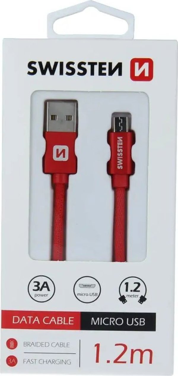 Kabel USB Swissten USB-A - micro-B 1.2 m Zloty (71522204)