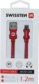 Kabel USB Swissten USB-A - micro-B 1.2 m Zloty (71522204)