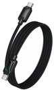 Kabel USB C do USB C Hoco 3A 60W 1,2 m z LCD U146 czarny