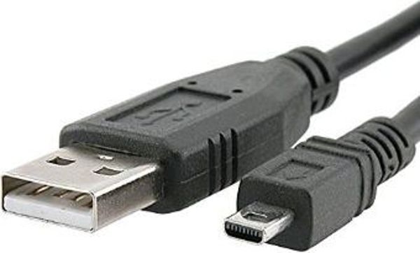 Kabel USB Sharkoon USB-A - miniUSB 3 m Czarny (4044951015580)