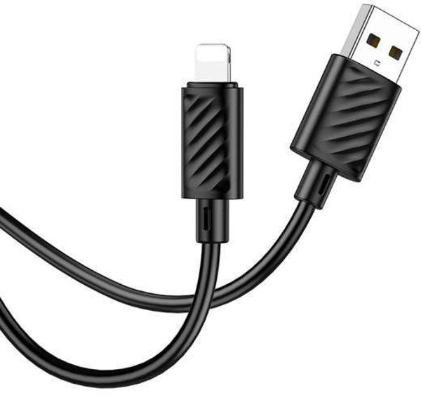 Kabel USB A do Lightning Hoco 2,4A 2 m X88 czarny