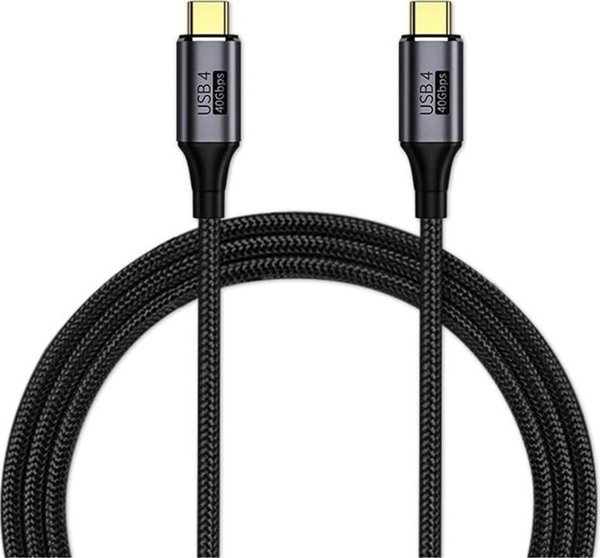 PremiumCord Καλώδιο USB4 Gen 3x2, 40Gbps, 8K@60Hz, 240W, Συμβατό με Thunderbolt 3, 1.2m