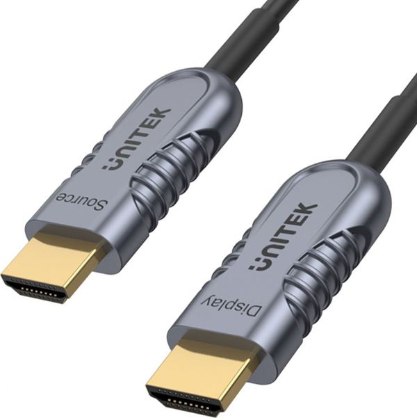 Καλώδιο HDMI Unitek Ultra High Speed 2.1, 8K@60Hz, 4K@120Hz, 70m, Γκρι (C11035DGY)