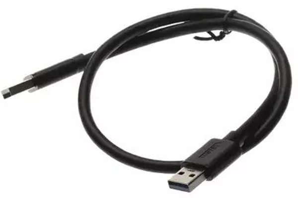 Unitek Καλώδιο USB-A σε USB-A 3.0, C14102BK03, 0.5m, Μαύρο