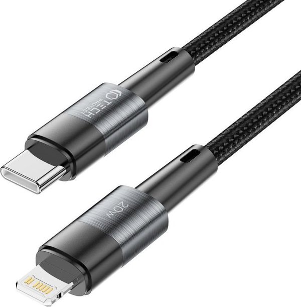 Tech-Protect UltraBoost Καλώδιο USB-C σε Lightning, PD 20W, 3A, 2m, Γκρι