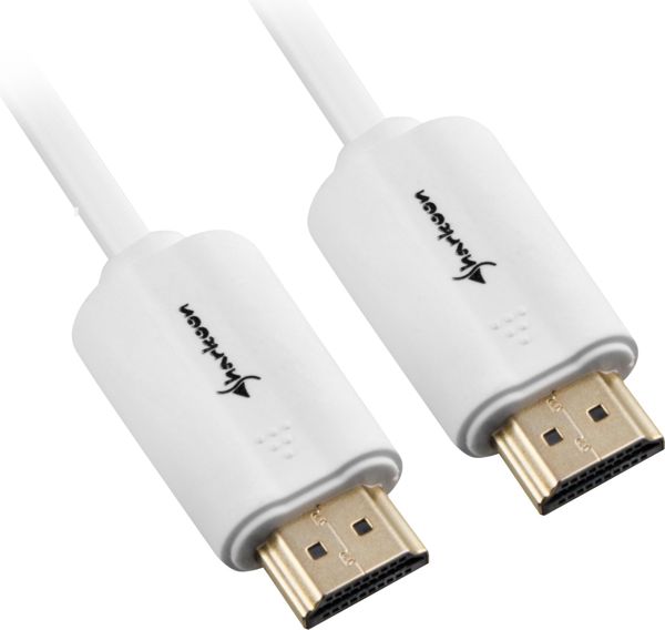 Sharkoon καλώδιο HDMI - HDMI 2 μέτρα λευκό