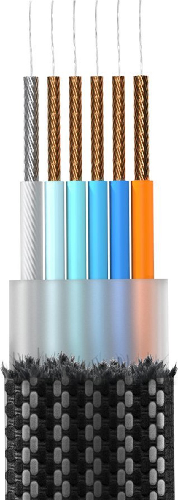 Καλώδιο USB Rolling Square inCharge X, USB-C σε Micro-USB, Μαύρο