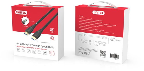 Καλώδιο Unitek HDMI σε HDMI 10m, Μαύρο, C11043BK