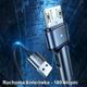 Καλώδιο Usams U60 USB-A σε microUSB 2A Fast Charging 1m Πράσινο