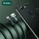 Καλώδιο Usams U60 USB-A σε microUSB 2A Fast Charging 1m Πράσινο