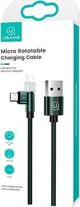 Καλώδιο Usams U60 USB-A σε microUSB 2A Fast Charging 1m Πράσινο
