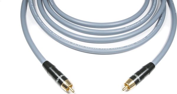 Καλώδιο Subwoofer Melodika RCA σε RCA 15m Γκρι - Υψηλής Πιστότητας