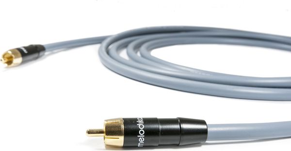 Καλώδιο Subwoofer Melodika RCA σε RCA 15m Γκρι - Υψηλής Πιστότητας