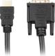 Kabel Sharkoon HDMI - DVI-D 3m czarny (4044951015221)