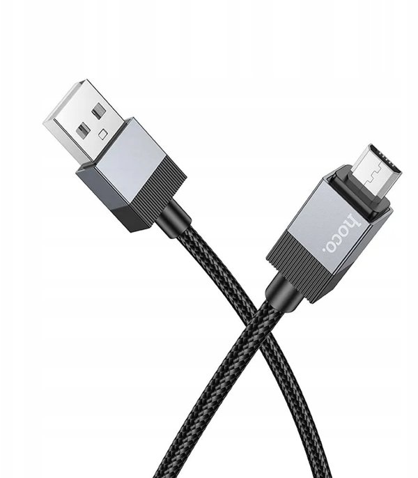 Kabel USB A do Micro USB Hoco 2,4A 1 m X110 czarny