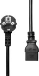 Καλώδιο τροφοδοσίας ProXtend ProXtend Power Cord Schuko σε γωνιακό C19 3M