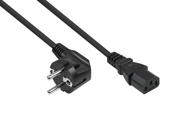 Kabelmeister SK1430-S005 καλώδιο τροφοδοσίας Μαύρο 0,5 m IEC C14 IEC C13