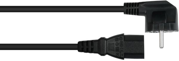 Kabelmeister SK1430-S005 καλώδιο τροφοδοσίας Μαύρο 0,5 m IEC C14 IEC C13