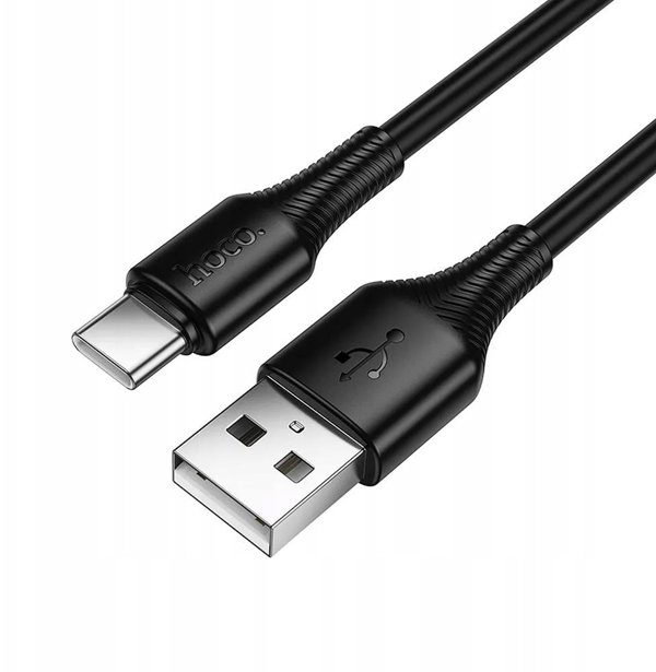 Kabel USB A do USB C Hoco 3A 1 m X120 czarny