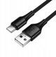 Kabel USB A do USB C Hoco 3A 1 m X120 czarny