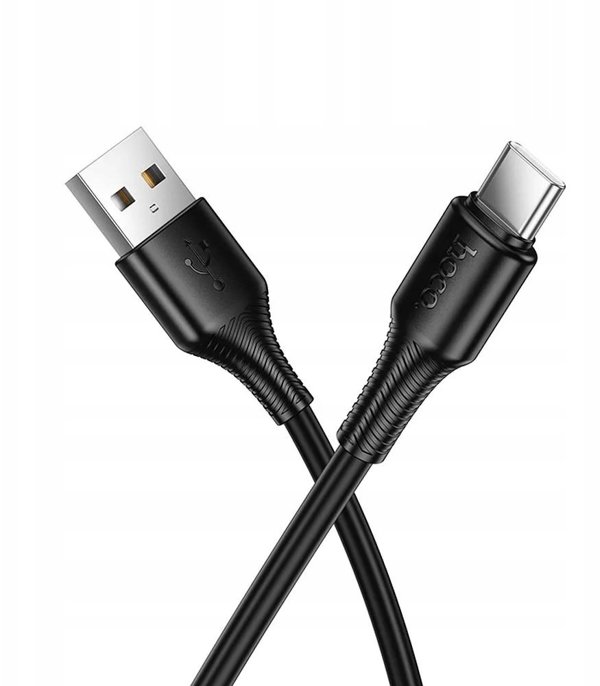 Kabel USB A do USB C Hoco 3A 1 m X120 czarny