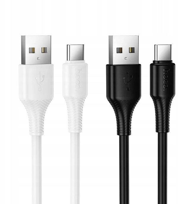 Kabel USB A do USB C Hoco 3A 1 m X120 czarny