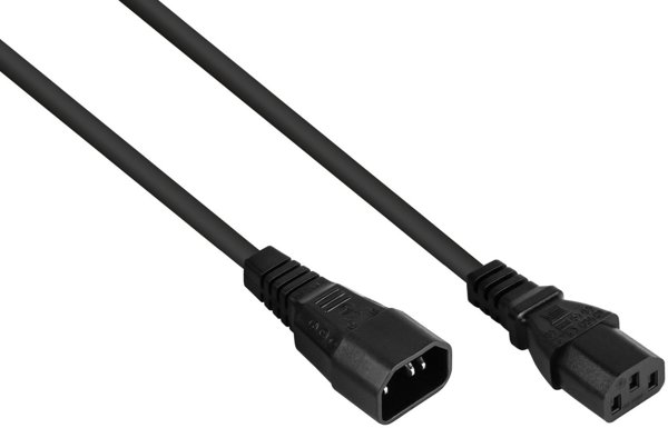 Kabelmeister SK0130-S018 kabel zasilajace Czarny 1,8 m Wtyczka zasilajaca typu E+F IEC C13