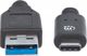 Καλώδιο USB Manhattan USB-A σε USB-C, 1m, 3.1 Gen 2, 10Gbps, Μαύρο
