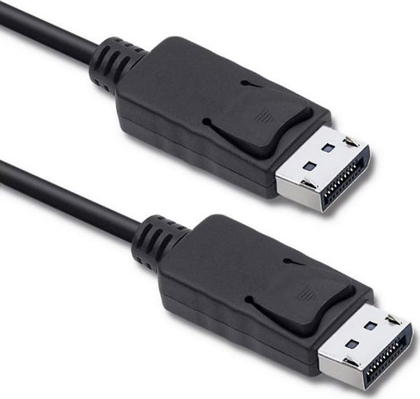 Qoltec Καλώδιο DisplayPort 2m Μαύρο - 50373