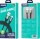 Kabel USB Jellico JELLICO kabel B12 USB-C 3.1A 2M Czarny