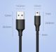 Ugreen Καλώδιο USB-A σε miniUSB US132 1.5m Μαύρο - Φόρτιση και Μεταφορά Δεδομένων