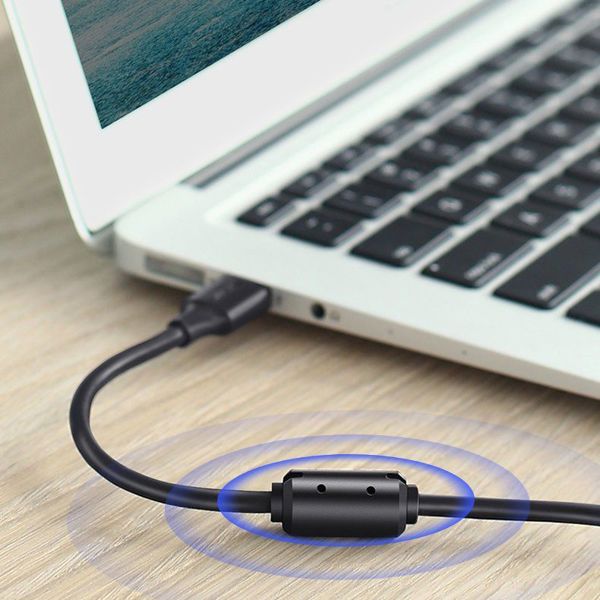 Ugreen Καλώδιο USB-A σε miniUSB US132 1.5m Μαύρο - Φόρτιση και Μεταφορά Δεδομένων