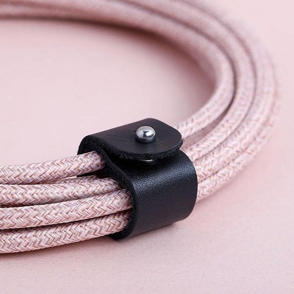 Καλώδιο USB Native Union USB-A - Lightning 3 m Ροζ (BELT-L-ROS-3-NP)
