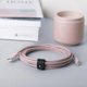 Καλώδιο USB Native Union USB-A - Lightning 3 m Ροζ (BELT-L-ROS-3-NP)