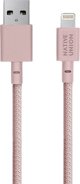 Καλώδιο USB Native Union USB-A - Lightning 3 m Ροζ (BELT-L-ROS-3-NP)